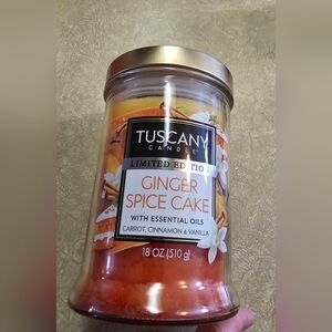 Tuscany Candle Ginger Spice Cake Limited Edition Scent